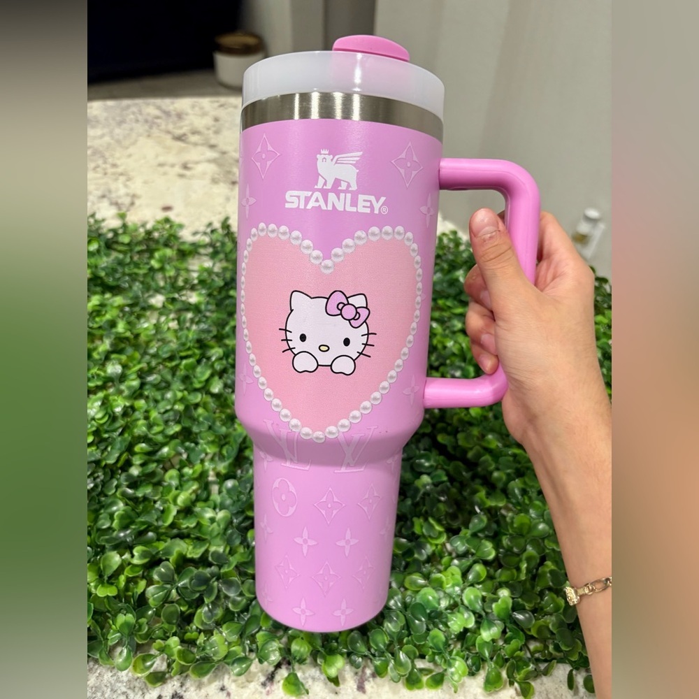 Customized Stanley Hello Kitty design Tumbler 40 oz - Picture 2 of 2